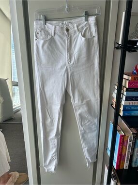 stradivarius White Slim Skinny Jeans